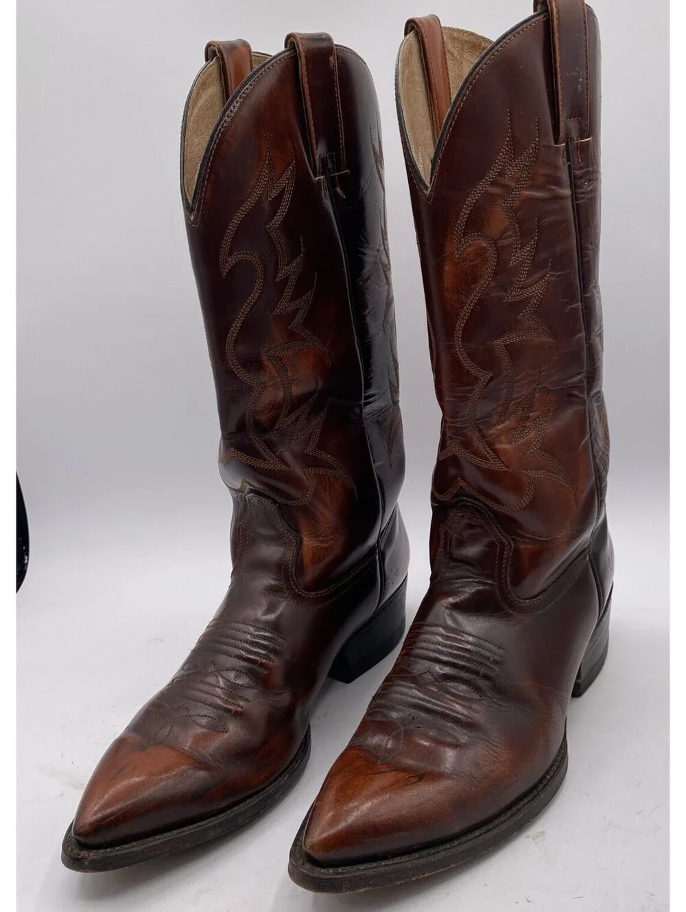 El General Cowboy Boots Mens 9 Womens 10.5 Made in Mexico Size 27.5